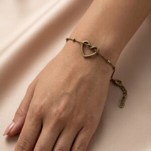 Rosalie Open Heart Beaded Bracelet
